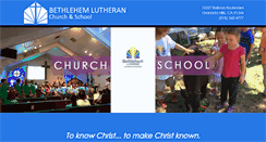 Desktop Screenshot of bethlehemlutheran.net